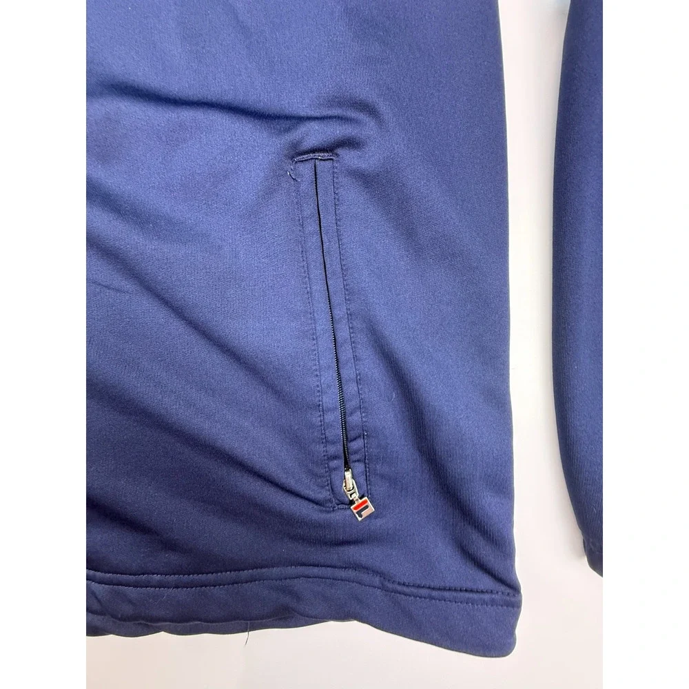 FILA Cincinnati Western & Southern Open Tennis Track Jacket Navy Blue Men's XL